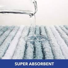 SoHome Alfombra de baño a Rayas, súper Suave, Extra Absorbente, Alfombra de baño Perfecta para Ducha y baño, Lavable a máquina, Antideslizante, 20 x 32 Pulgadas, Color Beige - como en la foto - Ver 7