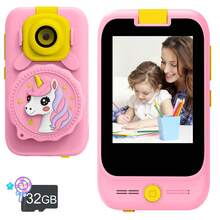 Kids Camera Phone 2.8-Inch Touch Screen Educational Learning Toy, Integrated Games, Music, Microscope And Touch Screen Phone, Multi-Functional Smart Phone, Suitable For 3-12 Years Old Boys And Girls Christmas And Birthday Gift - Multicolor - View 16