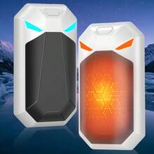 Calentadores de manos recargables, 2 unidades, calentadores de manos elctricos, 8000 mAh, 20 horas de largo,  y recargable, regalos de cumpleaos para hombres y mujeres, equipo de caza, - Iron Fighter-S - Ver 2