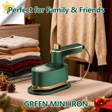This 2-Pack Portable Handheld Iron Heats Up Quickly, Smooths Wrinkles, Features A 180° Rotating Handle, Is Easy To Use, And Is Compact And Portable, Making It Suitable For Travel, Offices, Apartments, Dormitories, And Homes. - Xem 4