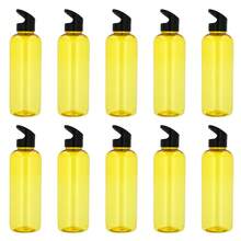 PromoClick Paquete de 10 Cilindro de plástico de 900 ml - Amarillo - Ver 6