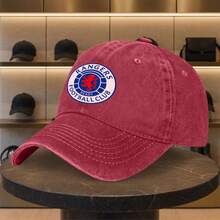 Rangers FC Logo & Slogan Printed Officially Licensed Football Club Cap - Lightweight Adjustable Snapback, Iconic Red Lion Mascot Emblem, Unisex Fan Apparel For Men &, Casual Wear & Events (Hand Washable) - Scottish - 藏蓝色 - 查看 7