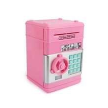 Piggy Bank Cash Coin Can ATM Bank Electronic Coin Money Bank For Kids Age 3-12, Money Savings Box Mini ATM Coin Bank Toys Gifts For 3 4 5 6 7 8 9 10 11 12 Year Old Boys Girls - 粉色 - 查看 6