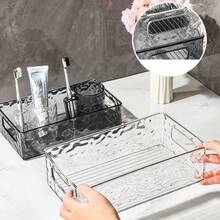 3pcs Stackable Clear Plastic Storage Boxes - Multi-Functional And Space Saving Organizer Bins For Kitchen, Bathroom, Bedroom, Living Room And Office - Clear - View 8