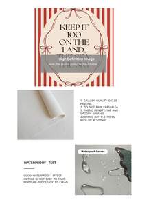 1幅无框印刷品，泰勒·斯威夫特情人节粉丝艺术作品，人生格言条纹背景印刷品，霉粉房间装饰，适用于客厅、卧室、宿舍，趣味海报，房间装饰，摆件，墙面印刷品 - 彩色 - 查看 9