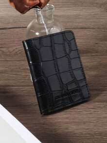 迷你钱包，时尚简约卡包，纤薄轻巧，方便携带，可装现金、身份证、信用卡、硬币，适合作为生日礼物、周年纪念礼物，送给爱人、女性、女孩、青少年、大学生、学生、男士。 - 黑色 - 查看 8