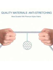 1m/2m/3m Nylon Braided USB-A To 8-Pin Fast Charging Cable, Compatible With IPhone 14/13/12/11 Pro Max XR XS X/8/7/6s Plus 5s SE, IPad, IPod, Christmas/Home Gift - Multicolor - View 8