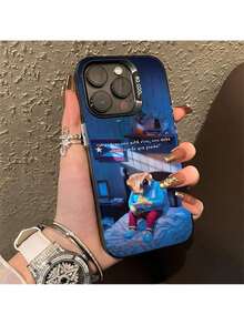 Funda de teléfono B-Bad B-Bunnys DTMF compatible con 16,15,14,13,12,11, Pro, Max, Plus, Mini, XS, SE, anti-caída, negra mate, parachoques duro, cubierta compatible con funda  17 pro max, funda  17 pro, funda  17, funda  16, funda  16 pro max, funda  15. - Z3 - Ver 5