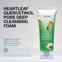 Anua Heartleaf Quercetinol Pore Deep Cleansing Foam 150ml - Màu xanh Bạc hà - Xem 2