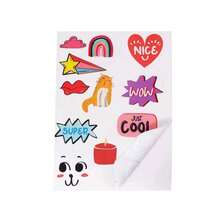 20/40/50 ورقة A4 من ورق الملصقات المطبوع من البولي إيثيلين التيرفثالات للطابعات النفاثة للحبر، أبيض مطفي مقاوم للماء، ورق ملصقات لاصق ذاتي 8.3 بوصة * 11.7 بوصة - يجف بسرعة ويحتفظ بالحبر بشكل رائع - مادة - مشاهدة 2