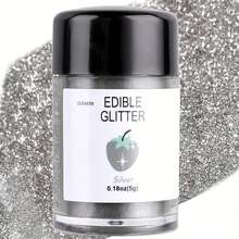 Edible Glitter - 5g Edible Luster Dust Metallic Coloring Glitter For Cakes, Baking, Cake Decorating - Edible Dust Powder Shimmer Sprinkle Powder For Icing,Candy