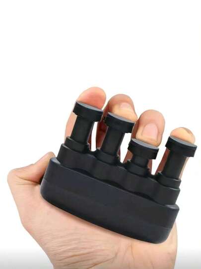 1pc Guitar Finger Strength Trainer, Piano Practice Finger Dexterity Device, Guzheng Finger Technique Trainer, Finger Grip Exerciser