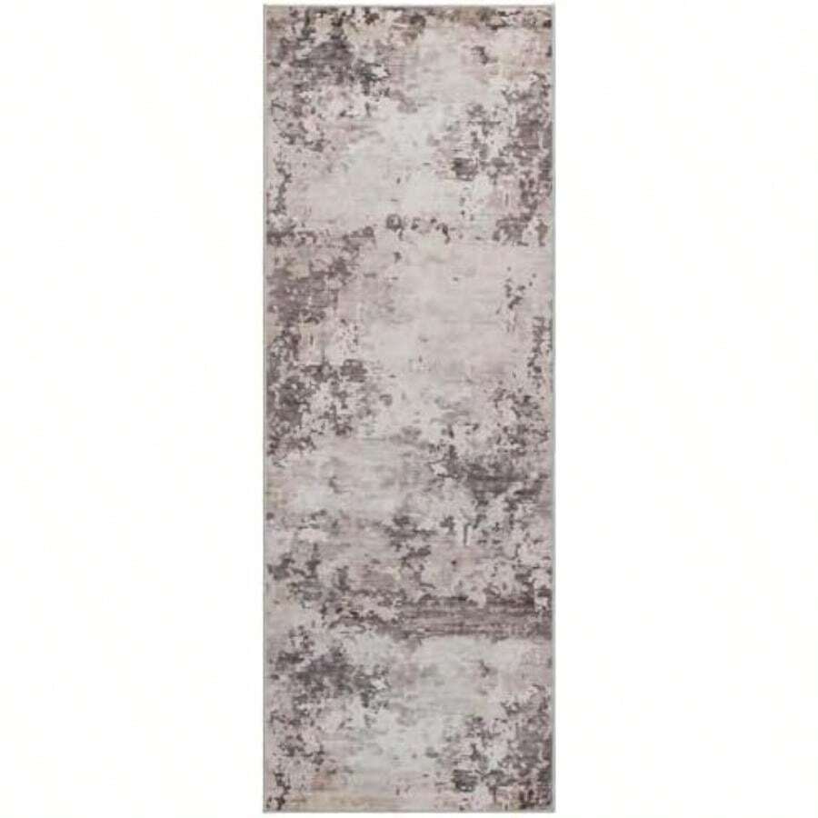Gertmenian 28545 - Alfombra Bohemia para Interiores, Antideslizante, súper Fuerte, para Zonas de Alto tráfico en Entrada, recámara, Cocina, , 28545(6' x 2'2" (Corredor) Kaori, Beige) - Multicolor - Ver 1