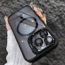 适用于 17 Air 的奢华磁吸式防震硅胶磁吸镜头支架手机壳 | 适用于 16/15/13/11/12 Pro Max 的防震硅胶保护套 | 适用于 14 的钛金盾手机壳 | 适用于 16 Pro Max 的 U1 金属鹰眼 Plus 隐形支架 | 适用于 15 Pro 的 2024 新款超薄旋转手机壳 | 14 保护套 | 适用于 13 PM/12 的男女通用 Magsafe 磁吸手机壳 | 适用于 11 的带磁吸支架的硅胶手机壳 | 高端商务风复活节春季礼物 - 石墨黑 - 查看 12