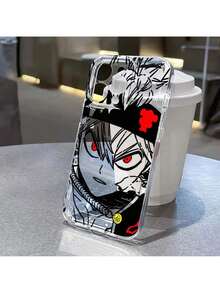 Funda de teléfono transparente y suave compatible con Apple 17 16 15 14 13 12 11 Air Pro Max Plus Mini, diseño de arte de anime Black Clover, compatible con funda  17 Pro Max, funda  17 Pro, funda  17, funda  16, funda  16 Pro Max, funda  15 - 003TKA6201TTKK - Ver 9