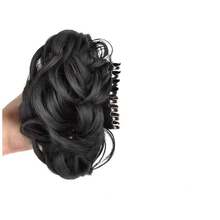 Synthetic Curls Wig Hair Claws Fashion Decorated Hair Clips Crab For Girl Gift Hair Accessories Valentine Headwear - 彩色 - 查看 13