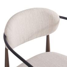 Quality Linens (4), Dining Chairs, Makeup Chairs, Lightweight, Modern Minimalist Luxury, Ergonomic, Adjustable Feet - Beige - View 8