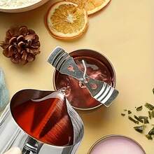 1 Set Stainless Steel DIY Candle Making Kit, Includes 44oz Stainless Steel Pouring Pot, Double Boiler Wax Melting Pot, Silver Candle Pouring Pot, Double Boiler Pot With Heat-Resistant Handle And Anti-Drip Spout, Suitable For DIY Wax Melting And Candle Making.