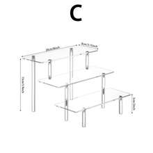1pc Acrylic Perfume Display Stand, Transparent Multi-Functional Decorative Storage Design, Suitable For Retail Stores, Home, Desktop, Toy, Perfume, Dessert Display - Clear - View 9