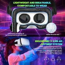 VR All-In-One Gaming Console, Mobile-Specific Virtual Reality 3D Glasses Head-Mounted Movie Game VR Device With Controller - default - View 2