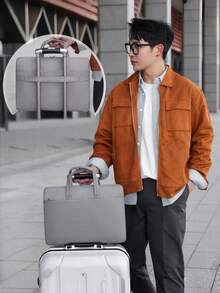 多尺寸时尚电脑手提包 - 轻便防刮笔记本电脑保护套，适合学生上课携带、商务出行、日常办公（笔记本电脑、平板电脑、办公文件、数码配件）、学校课程、公司通勤、商务旅行和居家收纳。