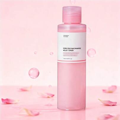 PDRN Pink Niacinamide Milky Toner For Hydrating, Moisturizing, Soothing, Ceramide, Peptide, Glass Glow Skin, Korean Skincare | 150ml 5.07 Fl. Oz.
