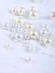 3-20mm ABS Faux Pearl Beads, Loose Round Craft Beads For Jewelry Making, DIY Handmade Needlework Pearl Necklace Bracelet - Pearl Beads - View 4