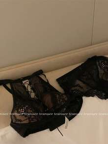 Women Sexy Lingerie Sets - Black - View 4
