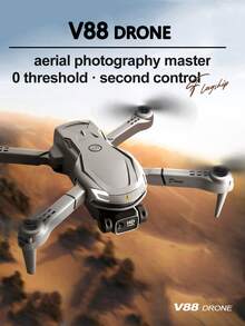 CASRRA 专业高端 XT606 无人机，飞行时间长，高清摄像头，WiFi FPV，4K 摄像头，可折叠遥控四轴飞行器无人机，具有高度保持功能，适合初学者、室内和室外，是送给男士的经济实惠的无人机礼物