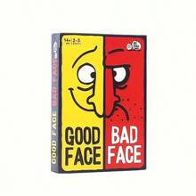Good Face Bad Face Party Game – 14+ Age Group 2-5 Player Card Game, 7x10cm/2.75x3.9in Portable Adult Tabletop Game For Game Nights & Casual Gatherings, Humorous Social Interaction Game For Lighthearted Group Fun - Multicolor - View 7