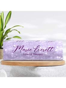 Custom Desk Name Plate Personalized, Acrylic Name Plate For Desk, Office Desk Decor For Women And Men, Employee Appreciation Gifts Office Gifts For Boss, Manager, Teacher, Nurse (Butterfly Orchid) Back To School, Ornamental, Multi-Functional, Reusable, Colorful, Vintage, Cute, Cartoon, Modern, Kawaii, Custom, Personalized, Unique, Customized, Custom Stickers Personalized, Ideal Gifts For Him, Ideal Gifts For Family, Workers, Students, Clients, Her, For Business/Work/Office, For School, Back To School,Back To School,School Supplies,School Supplies,Back To School,School Gift,For Office,For School,For Classroom,For Teacher Gifts,For University,For Colleague,For Dorm Rooms,For Teacher,For Boys And Girls,For Teenagers,Junior High School Students,Middle School Students,High School Senior High School Students,College Students,University Students,Freshman,Sophomore,Underclassmen,Customized Greeting Cards,Easy Comfort,Festive Calendar - Multicolor - View 14