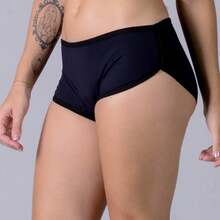 Fluxx Black Menstrual Nighttime Panties/Shorts - 黑色 - 查看 2