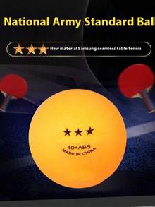 10pcs/20pcs/50pcs With Storage Bag A40+3 Star High Quality Orange & White Loose Table Tennis Balls, Premium Training Ping Pong Balls