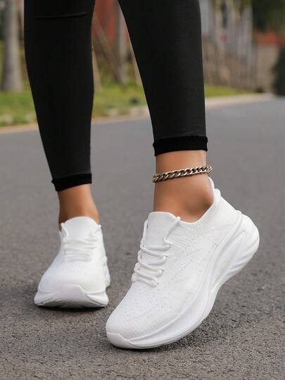Giày thể thao nữ thường ngày - Thoáng khí, thoải mái, bền bỉ, thời trang - Thích hợp cho mùa xuân/hè.