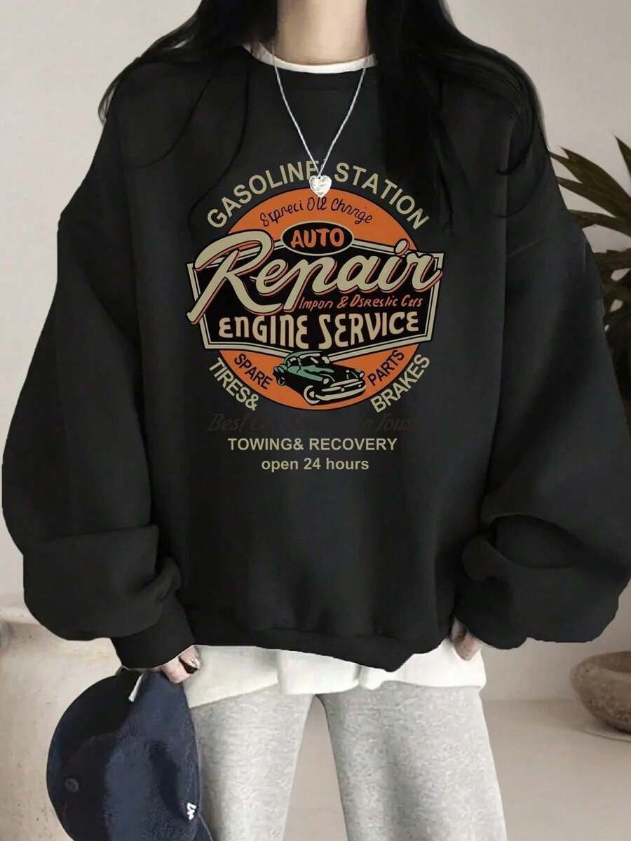 Women Sweatshirts - Black - View 1