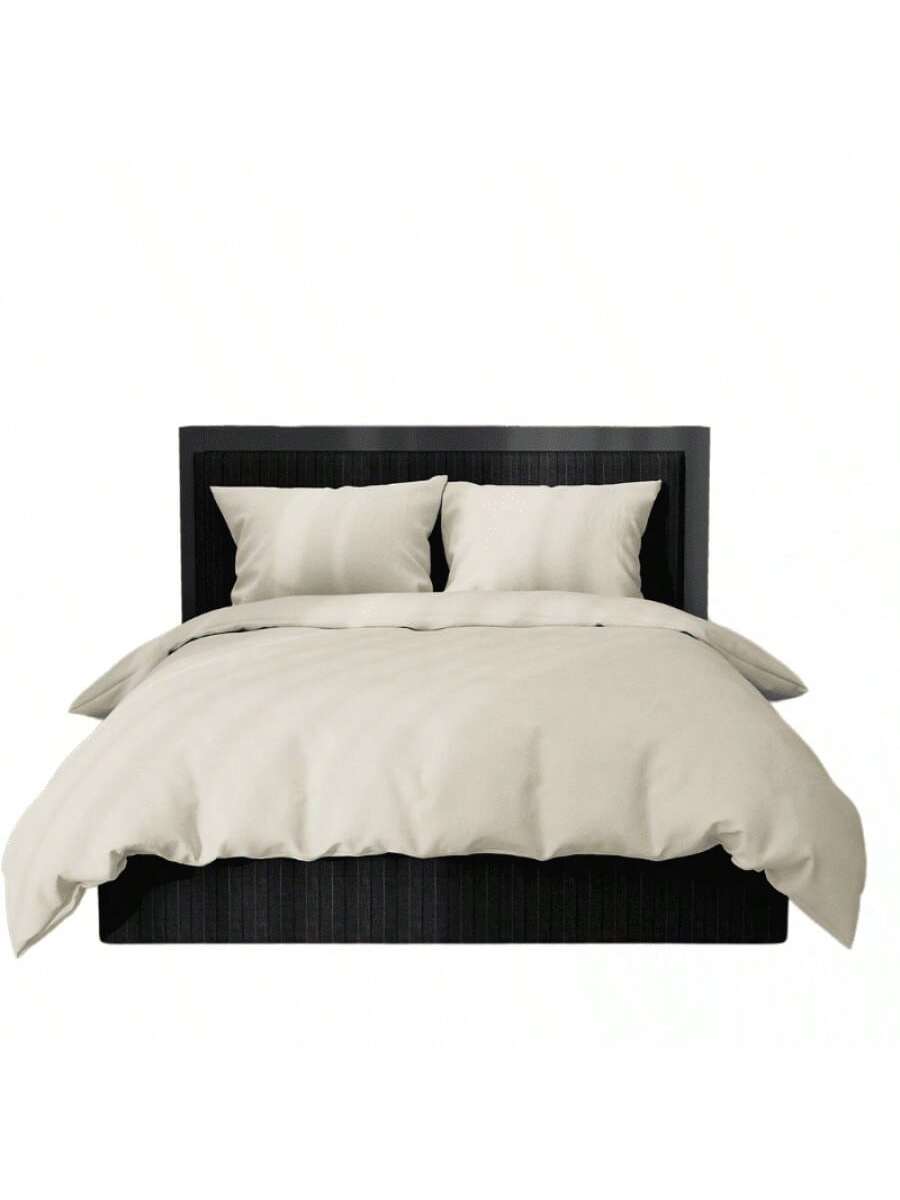 Kit de funda nórdica monocromática GB Color Beige de alta durabilidad de 260cm*220cm