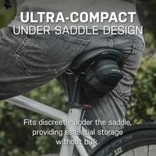 Topeak Bolsa de Manillar para Bicicleta, Negra, 23 x 14 cm, 3.8 L, 3 Compartimentos, Montaje en Manillar, Correas Antideslizantes(S Negro -) - Multicolor - Ver 3