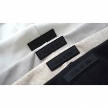 ESSENTIALS Fear Of God Hoodie Unisex Pullover Hoodie, Men&Women Oversized Fit, Relaxed, Comfortable Fit Through The Body, Streetwear Styling With Function Pockets Embrace A Modern, Color: Light Grey Heather, Black, Charcoal, Apricot, White - 黑色 - 查看 10