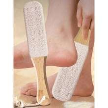 1件装专业足部锉刀，足部清洁器，足部磨砂石，用于去除死皮、裂纹和老茧，山毛榉木足部刮刀，鸡眼去除器，足部磨砂器，修脚工具，专业足部护理，去除老茧和死皮，足部护理，足部按摩锉刀，男女通用