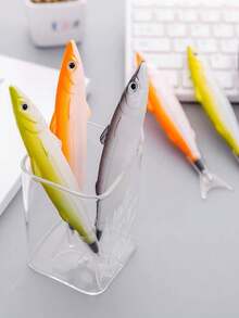 独特创意逼真鲤鱼铅笔盒，趣味生动鱼形文具袋，返校必备，书包 - 彩色 - 查看 7