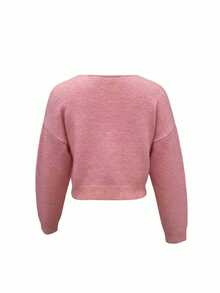 Cardigan elegant pentru femei, cu imprimeu floral 3D, în culori solide, toamnă/iarnă