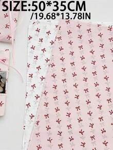 10/30/50/100 قطعة ورق هدايا وردي رومانسي بتصميم فراشة مناسب لهدايا المناسبات والأعياد والأعراس وتزيين الباقات والتغليف