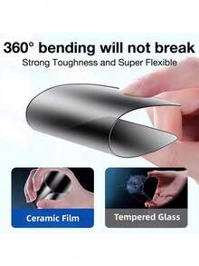 Yezodawee 5 buah Pelindung Layar Matte Anti-Intip, Kompatibel dengan iPhone 17 Pro Max/17 Air/16 Pro Max/16E/16 Plus/17 15 Pro Max/14/13/12/11/XR/X/XS/7/8, Perlindungan Layar Penting untuk Penggunaan Sehari-hari, Kantor, dan Rumah, Anti-Intip, Tahan Air, Tahan Guncangan, Anti-Jatuh, Anti-Gores - 5 buah - View 6