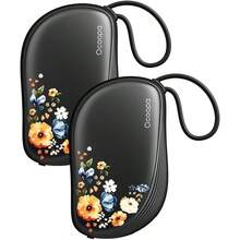 - Calentadores de manos recargables, paquete de 2 unidades, ultrafinos de 0.6 pulgadas, inspirados en el peine, se adapta a guantes y bolsillos, certificado, calentador de manos elctrico - Susurro de pradera (Edición Ocoopa x Collab) - Ver 2