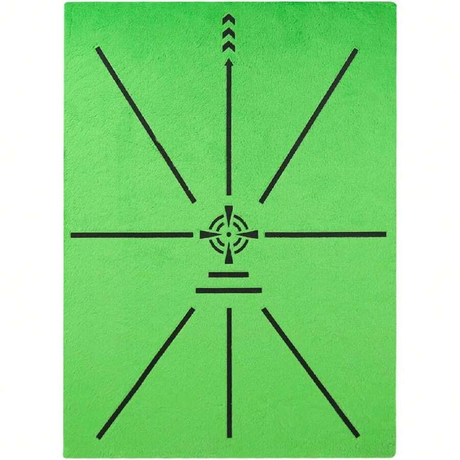 Golf Hitting Mat Golf Training Accessories For Swing Path Feedback 16.5"X12.5" With Replaceable Velvet Mat Practice Trainer Matt For Men Women ,35025908 - Màu Hồng San hô - Xem 1