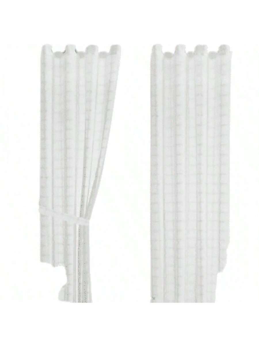 Cortinas transparentes Color Blanco de alta durabilidad de 140cm*225cm, CORTINA 1 PZ