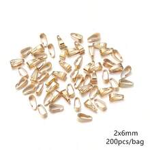 1 Pack Textured Iron Spring Clasps, 2x6mm Iron Pendant Clasps, Metal Diy Jewelry Making Findings, Necklace Clip Clasps - 2*6mm-12.2g/bag - View 11