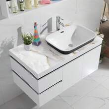 1 Roll Of Glossy White/Pink Marble Contact Paper, Suitable For Countertop Granite Wallpaper, Marble Is Peeled And Pasted Wallpaper, Self-Adhesive Removable Kitchen Wallpaper, Waterproof And Easy-To-Clean Vinyl Film Roll, Home Decoration