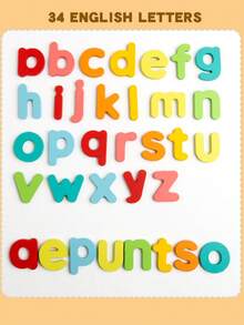 24 Double-Sided Cards + 34 Letters Spelling Words Game Montessori Toys For Toddlers See And Spell CVC Sight Words Learning Toy Matching Letter Games Toddler Toys Baby Toys Toys For Kids Kids Toys Education Learning Toys Games Preschool Kindergarten Alphabet Recognition Travel Toys Quiet Toy Fine Motor Skills Birthday Gift Christmas Gift For 3 4 5 6 7 Year Old Boys Girls