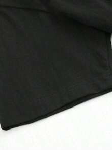 Curry, Men's Basketball Star, Signature Printed Sports And Casual Loose Cotton Short Sleeve T-Shirt Usa4 - 黑色 - 查看 4